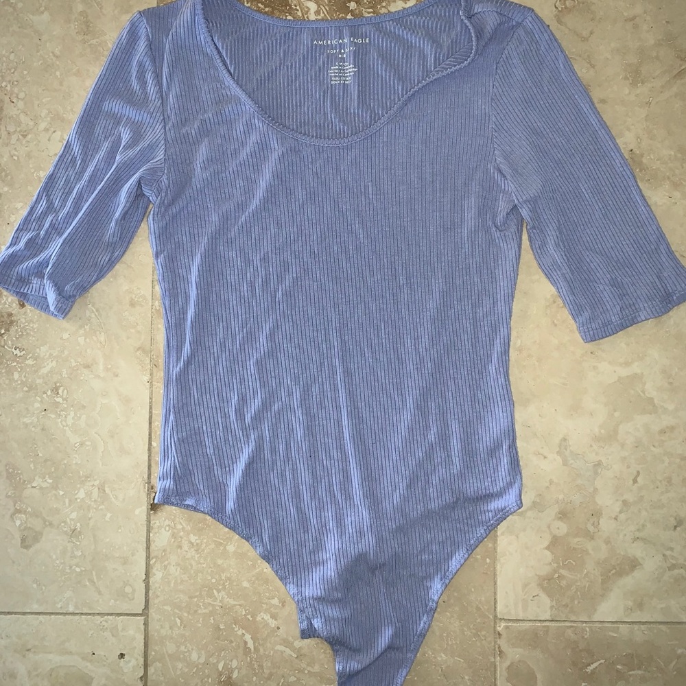 Blue bodysuit